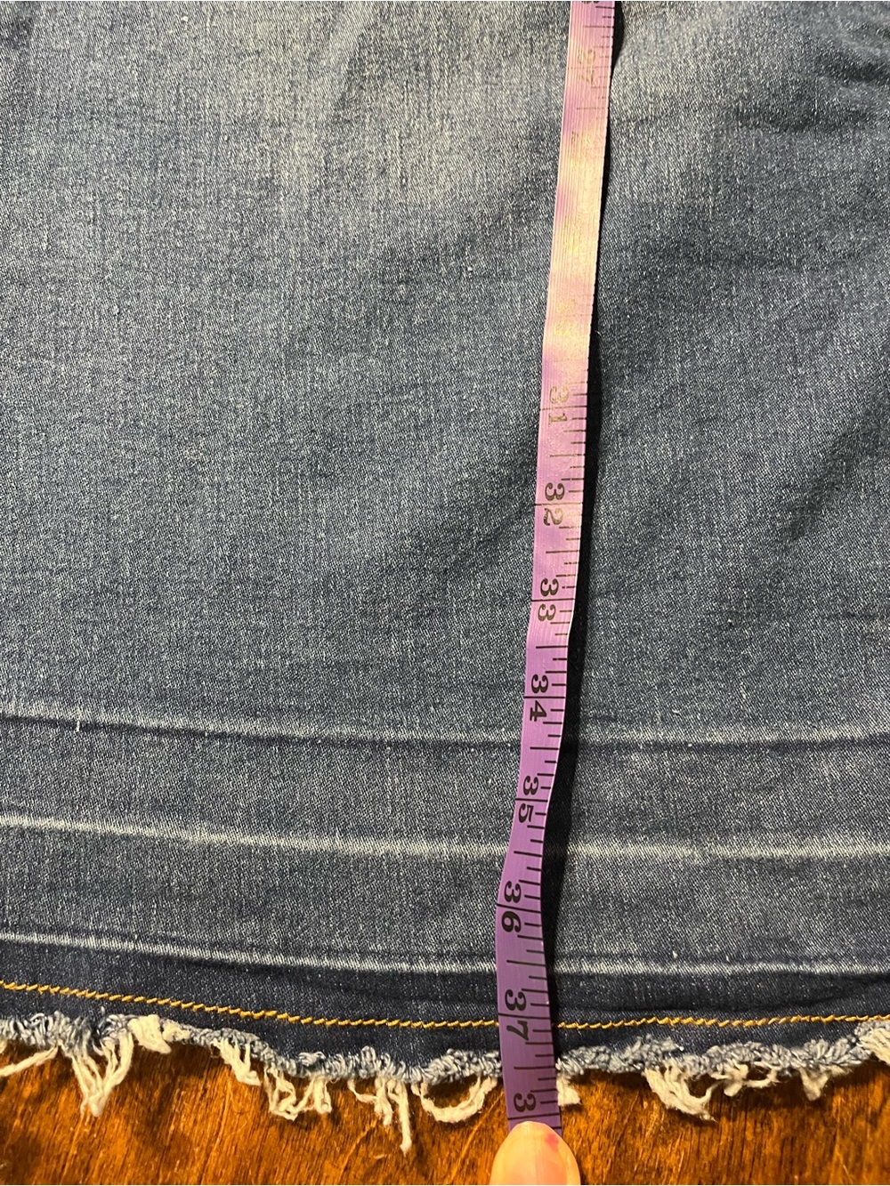 Denim Maxi Skirt - Picture 5 of 6